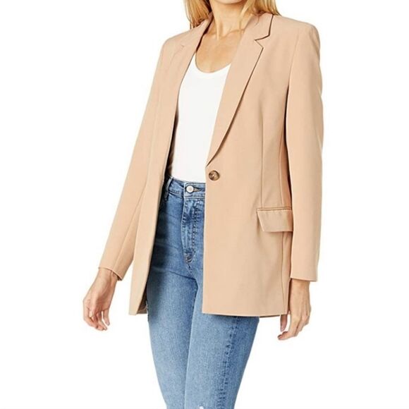 The Drop Jackets & Blazers - The Drop Blake Long Blazer in color praline NWT